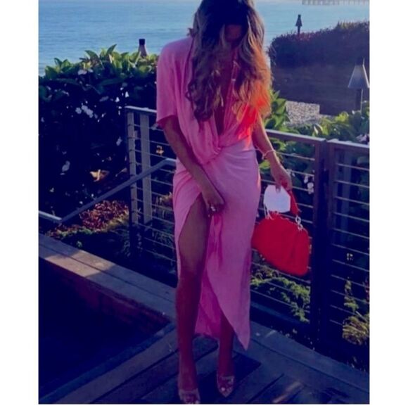 YOUNG FABULOUS & BROKE SIREN
MAXI DRESS IN TROPIC PINK Size S / NWT - Picture 5 of 11